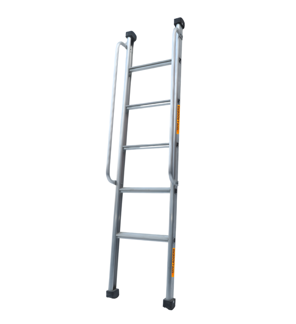 ALUMINIUM STRAIGHT LADDER WITH HANDRAIL